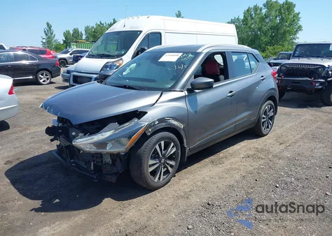 2020 Nissan Kicks Sv Xtronic Cvt from USA, damaged, VIN 3N1CP5CV7LL546298